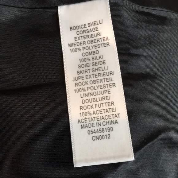 Aidan Mattox black and white tulle Gown - Picture 9 of 13